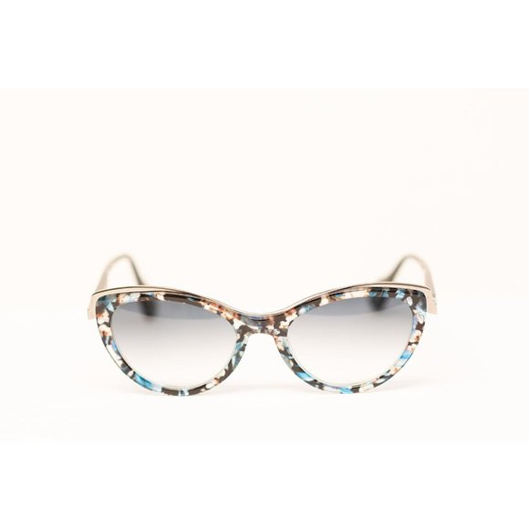 Ruthenium Blue Acetate Ladies Sunglasses - Delixs Desire DX301C 03-FB VP07